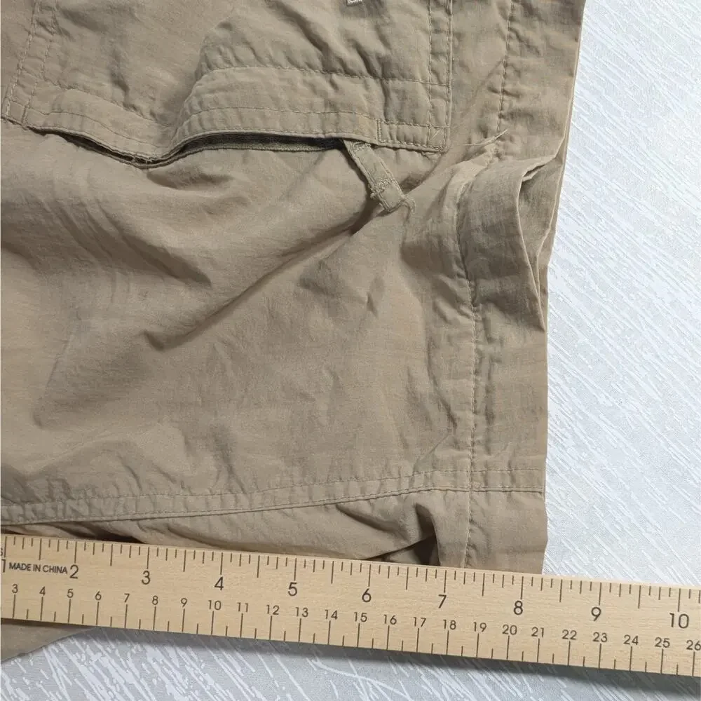 The North Face Cargo Shorts Mens Size Large Tan Lightweight Outdoor Short